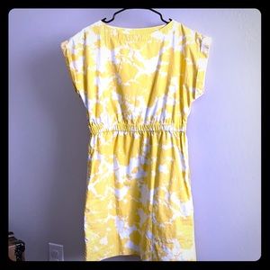 Fun yellow and white dress by Gap Sz S/M